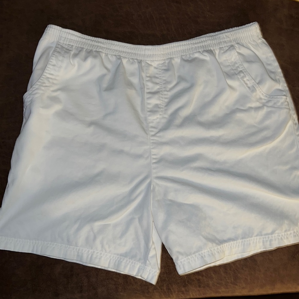 Basic Editions White Casual Shorts